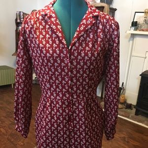1970’s Handmade, Long Sleeve Wiggle Dress